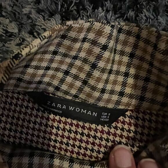 Zara small plaid blouse - Picture 5 of 8